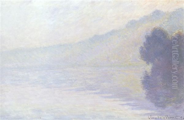 La Seine A Port-villez, Brume - view 1