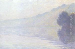 La Seine A Port-villez, Brume by Claude Oscar Monet