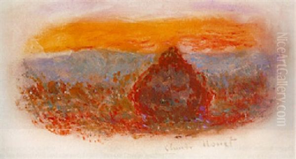 Meule, Soleil Couchant - view 1