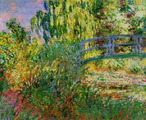 Bassin Aux Nympheas Et Sentier Au Bord De L'eau by Claude Oscar Monet