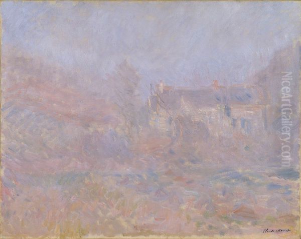 Maisons A Falaise, Brouillard - view 1