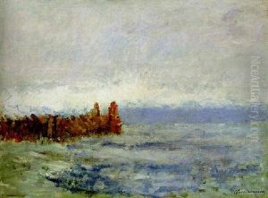 Le Fort D'antibes, Esquisse by Claude Oscar Monet