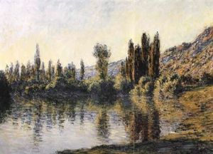La Seine...vetheuil by Claude Oscar Monet