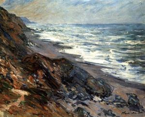 La Mer A Pourville by Claude Oscar Monet