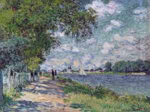 La Seine A Argenteuil by Claude Oscar Monet