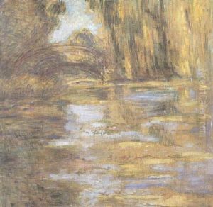 Bassin Aux Nympheas, Le Pont by Claude Oscar Monet