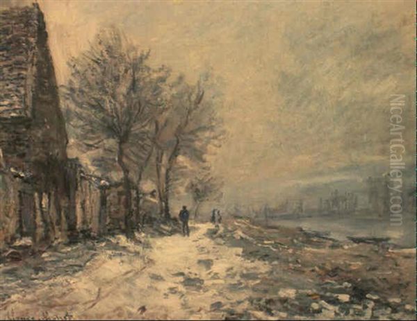 Lavacourt, L'hiver - view 1
