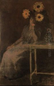 Suzanne Aux Soleils by Claude Oscar Monet