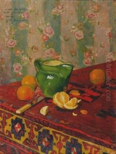 Nature-morte A L'orange by Georges Daniel Monfreid