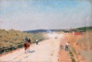 Premiere Course Paris-le Mans by Jules Monge