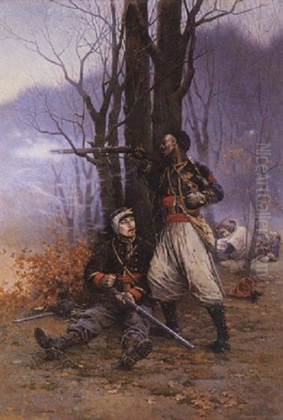 Ben-kaddour At The Battle Of Lorcy, December 26, 1870 - view 1