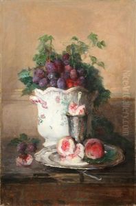 Stillleben Mit Fruchten Und Cachepot