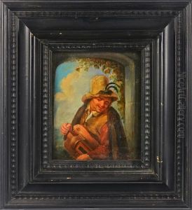 Portret Muze V Klobouku