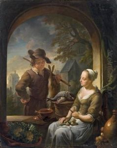 La Preparation Du Repas by Louis de Moni