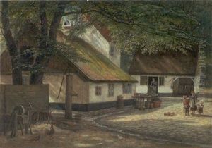 Peter Liebs Skovloberhus I Klampenborg Dyrehave by David Monies