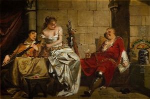 Court Scene by Jan Czeslaw Moniuszko