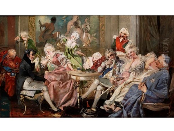 Hofische Gesellschaft Im Salon - view 1
