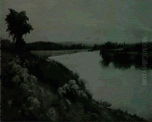 River Landscape, Spring