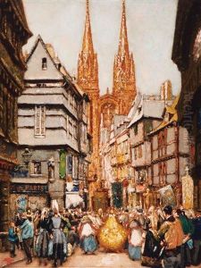 Procession In Quimper