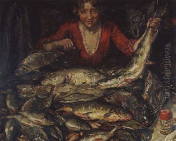 Die Fischverkauferin - view 1