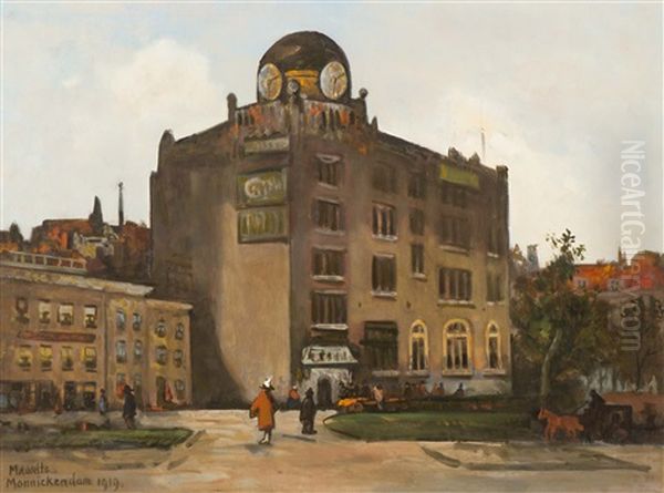 Stadsgezicht Amsterdam (diamantbeurs) - view 1