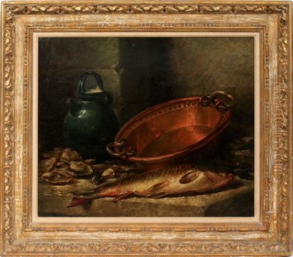 Still Life With Fish & Copper Pot - view 1