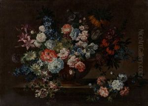 Vase De Fleurs Sur Un Entablement Vase De Fleurs Sur Un Entablement