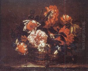Corbeille De Fleurs by Antoine (Baptiste M.) Monnoyer