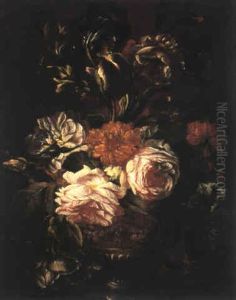 Blumenstrauss In Einer Vase by Antoine (Baptiste M.) Monnoyer
