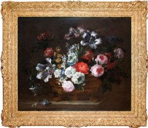Bouquet Of Flowers On A Table