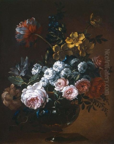 Blumenstillleben Mit Vase (pair) - view 1
