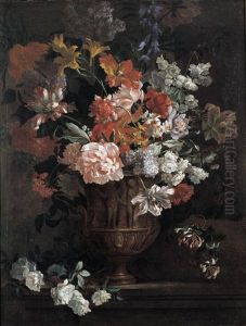 Siervaas Met Bloementuil Siervaas Met Bloementuil