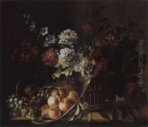 Blumen- Und Fruchtestilleben by Jean-Baptiste Monnoyer