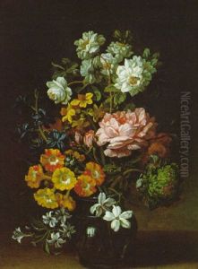 Blumenstraus In Einer Vase by Jean-Baptiste Monnoyer
