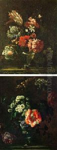 Still Life Of Flowers In A Vase by Jean-Baptiste Monnoyer