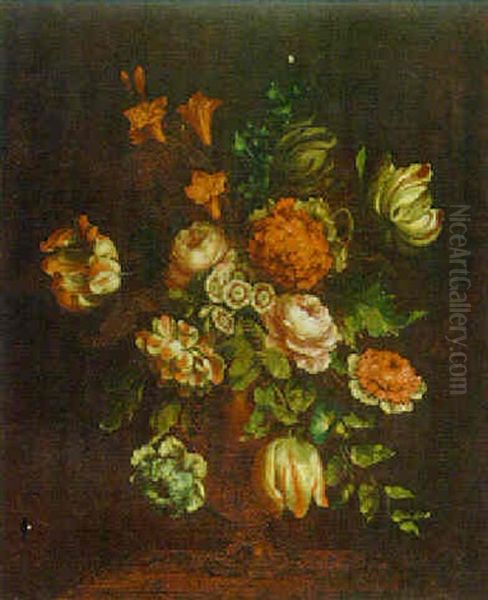 Still Life Of Flowers In A Vase - view 1