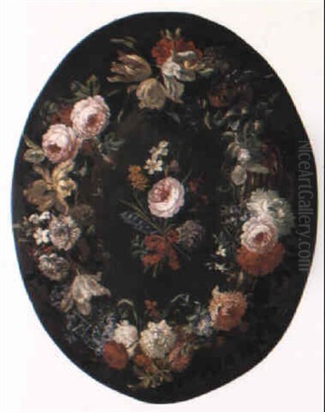Garlands Of Mixed Flowers - view 1