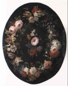 Garlands Of Mixed Flowers Garlands Of Mixed Flowers