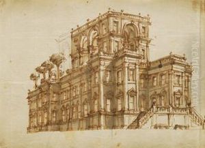 Proyecto Para Un Palacio by Ferdinando Galli Bibiena