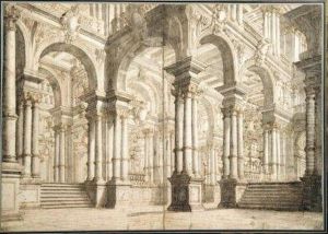 Interieur D'un Palais: Architecture Defantaisie by Francesco Galli Bibiena