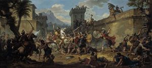Alexander The Great's Conquest In Northwestern India by Nicolas-Andre Monsiau