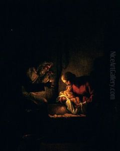 Sainte Famille by Nicolas-Andre Monsiau
