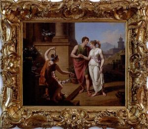 An Amorous Couple by Nicolas-Andre Monsiau
