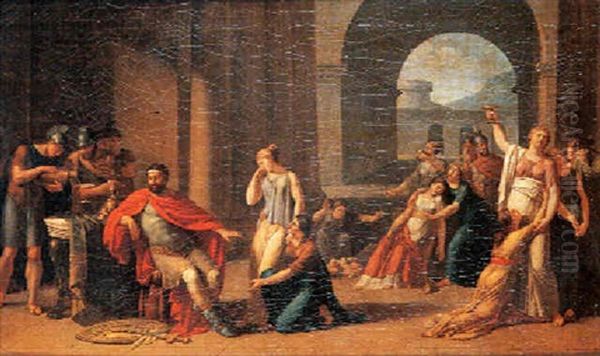 Scene Tiree De L'histoire Antique - view 1