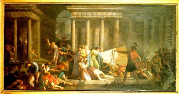 Ulysse De Retour Dans Son Palais, Apres Avoir Tue Les Amants De Penelope - view 1
