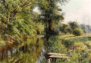 Bildnis Des Erzherzogs Ferdinand Karl, Generalgouverneur Der Osterreichischen Lombardei In Weiser Uniform Mit Goldenen Aufschlagen Mit Dem Orden Vom Goldenen Vlies by Peder Mork Monsted