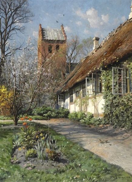 Springtime At Stenlose Church - view 1