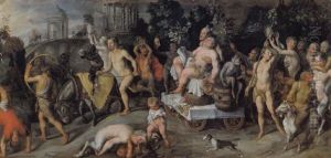 Der Triumph Des Bacchus by Deodat Delmont van der Mont
