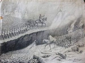 Scene De La Guerre Russo-allemande Scene De La Guerre Russo-allemande