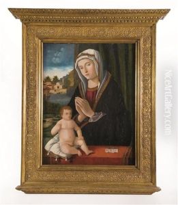 La Vierge A L'enfant Dans Un Paysage La Vierge A L'enfant Dans Un Paysage